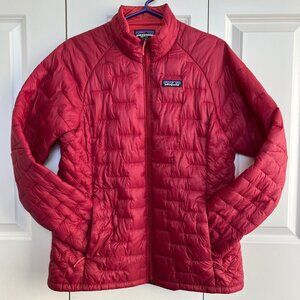 Patagonia Micro Puff Insulated Jacket Women’s Large Wax Red / Orange